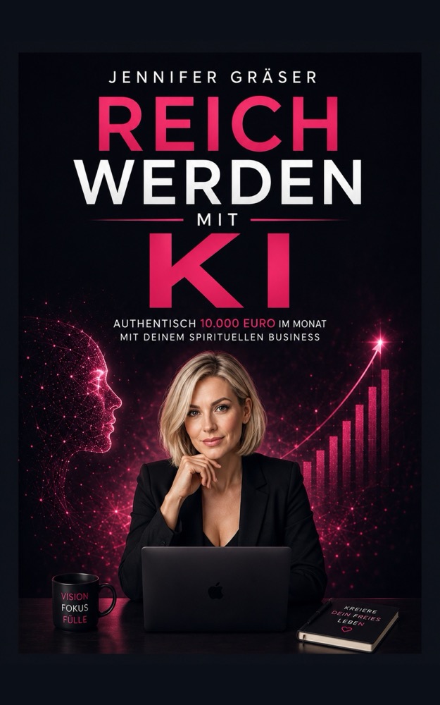 Buchcover Reich werden mit KI von Jennifer Gräser