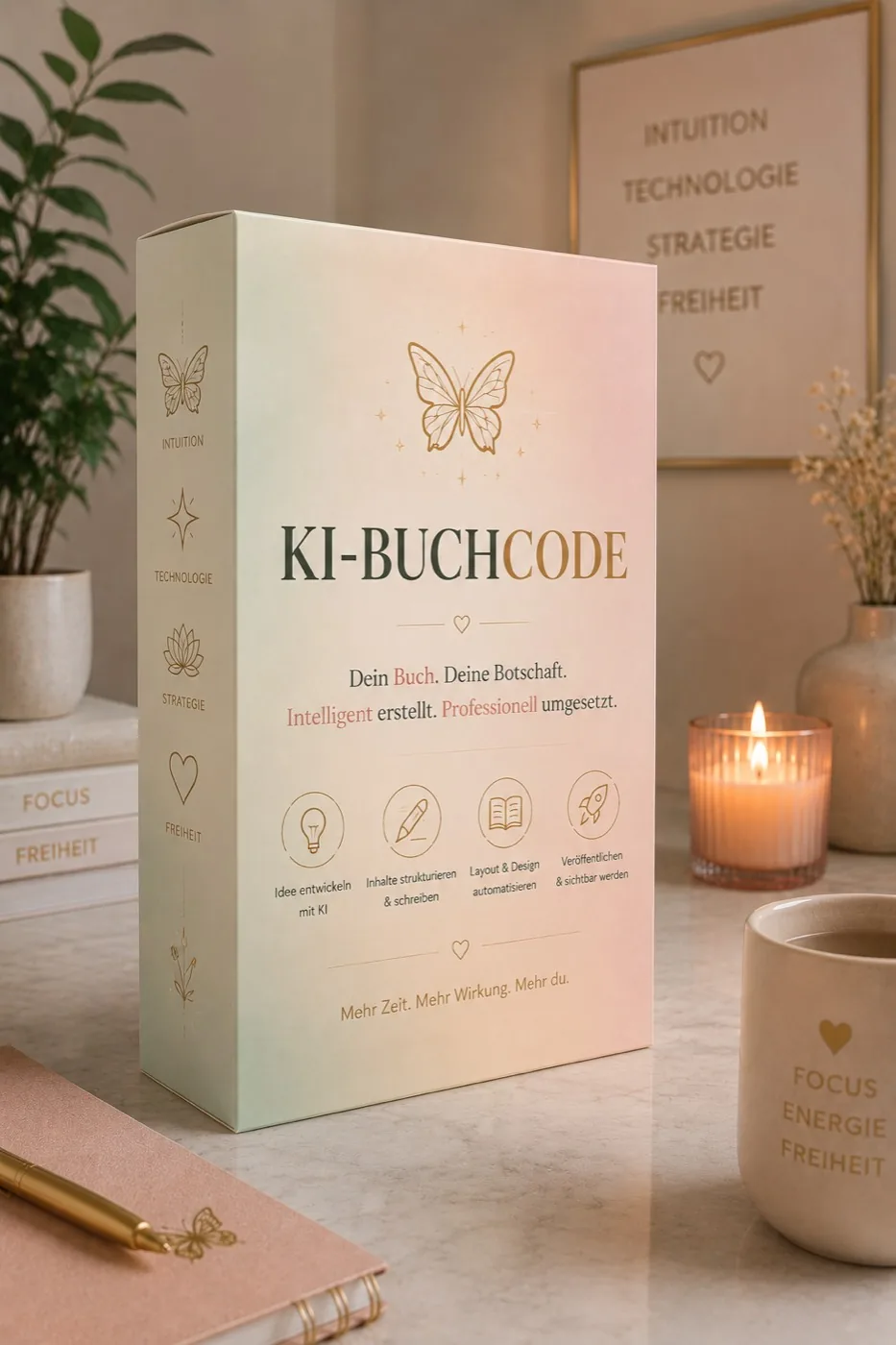 KI Book Code Box, dein eigenes Buch mit KI schreiben und auf Amazon veröffentlichen